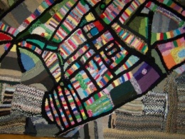 falu térképe rongytechnikával falu térképe rongytechnikával