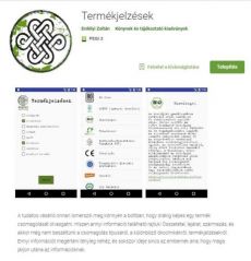 Termékjelzések applikáció Termékjelzések applikáció