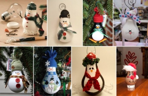 Díszek villanykörtéből Díszek villanykörtéből