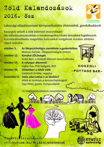 Zöld Kalandozások 2016 ősz